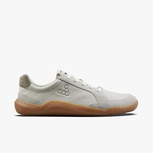 Vivobarefoot Womens Gobi II Premium Leather Sneaker in Dusty Green